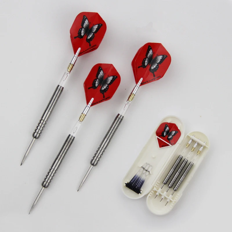 Высокое качество Вольфрам Дартс Сталь Совет баррель 25.7 г алюминий вал 148 мм длина