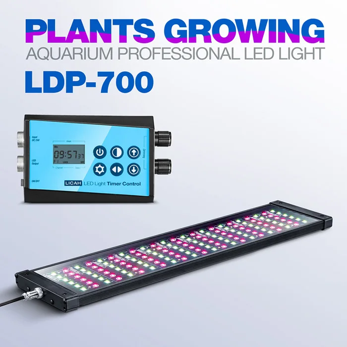 LICAH аквариум пресной воды заводской светодиодный LDP-700 - Цвет: Standard and Timer