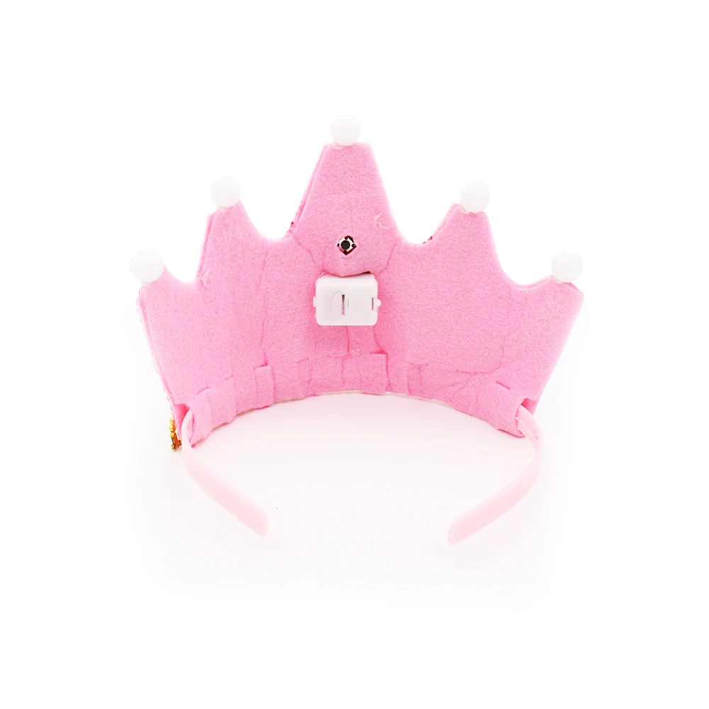 Корона светодиодные шапочки на день рождения цветная шляпа король принцесса