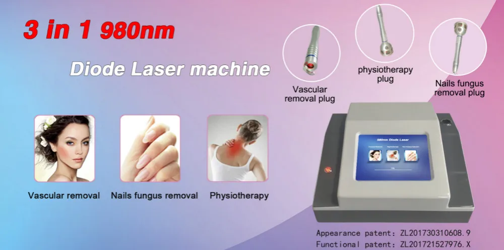 

High power multifunction vascular spider vein removal machine 980nm diode speckle removal 980 laser machine