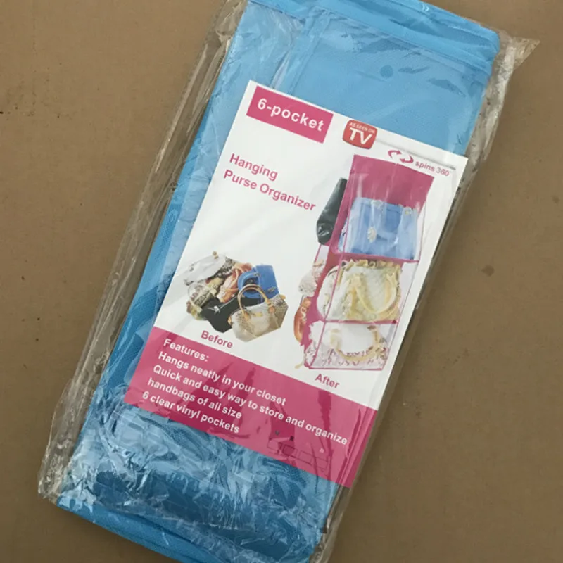 Family Organizer Backpack handbag Storage Bags Be Hanging Shoe Bag High Home Supplies 6 Pocket Closet Rack Hangers | Дом и сад