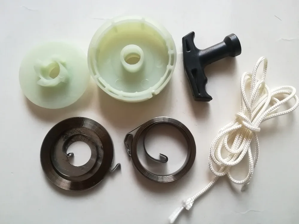 Шкив для цепной пилы возвратная пружина с ручкой и веревкой китайской 4500 5200 5800 45CC