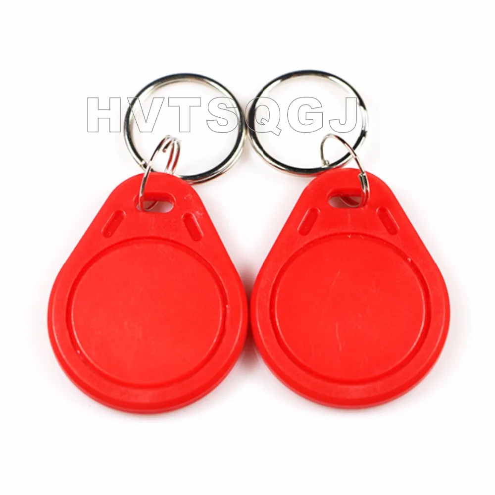 

Free Shipping(50 pcs) ISO14443A 1K 13.56mhz silk-screen RFID IC 1K Key Ring Tags Keyfobs Token NFC TAG Keychains