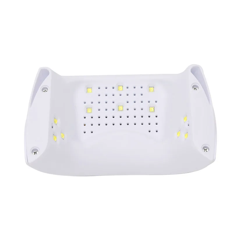 Лампа для ногтей Сушилка LED 12 светодиодов УФ лампа сушки гель лака таймер 60 s/120 s
