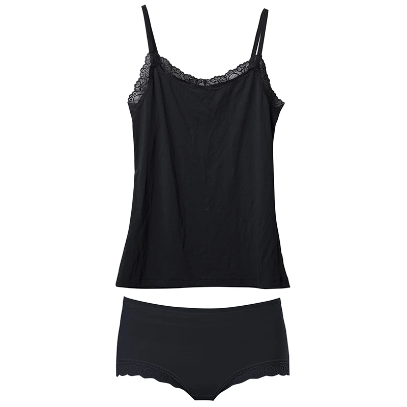 Женский комплект нижнего белья KalvonFu пижама из модала на тонких бретельках с v