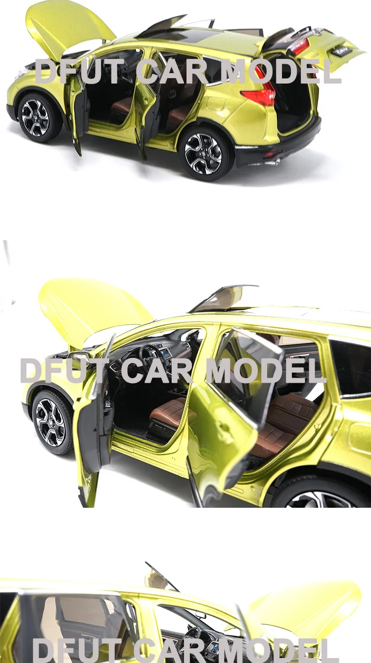 Литая 1:18 игрушка из сплава CRV SUV Honda модель автомобиля Детские Игрушечные Машинки оригинальные авторизованные подлинные детские игрушки