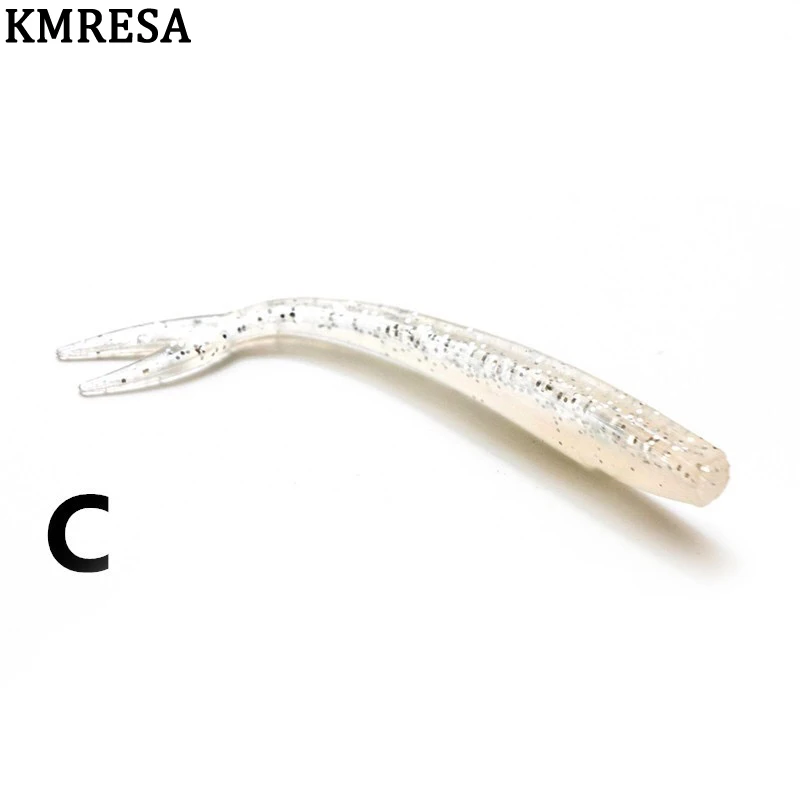 KMRESA, новинка, Мягкая приманка, 12 шт./лот, 7 см, 1,3 г, Мягкая приманка, плавучий джиг, Мягкая наживка для ловли нахлыстом, пластиковая приманка, искусственная приманка