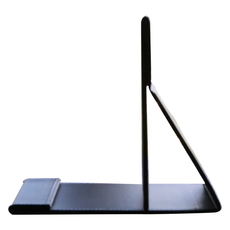 PU зеркало в кожаной оправе для макияжа Косметическое портативное складное