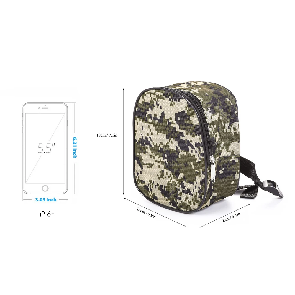 Портативная сумка для рыбалки Lixada Многофункциональный защитный чехол из ткани