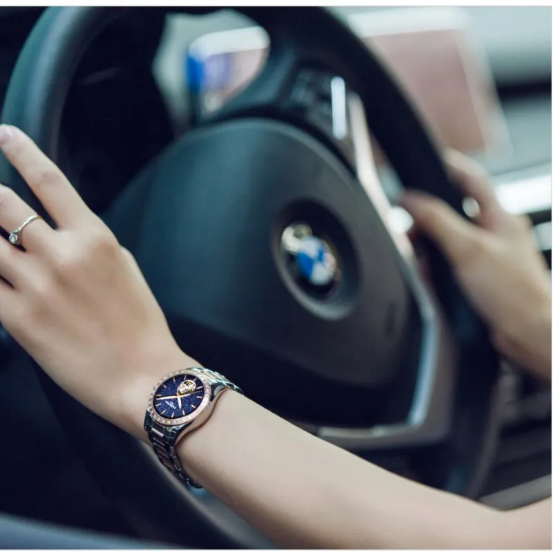 Роскошные Механические часы Montre femme 2018 женские карнавальные автоматические с