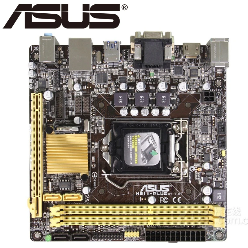

Материнская плата Asus H81I-PLUS для настольного ПК, H81, разъем LGA 1150, i3, i5, i7, DDR3 32 ГБ, ATX, UEFI BIOS, оригинальная б/у материнская плата, распродажа