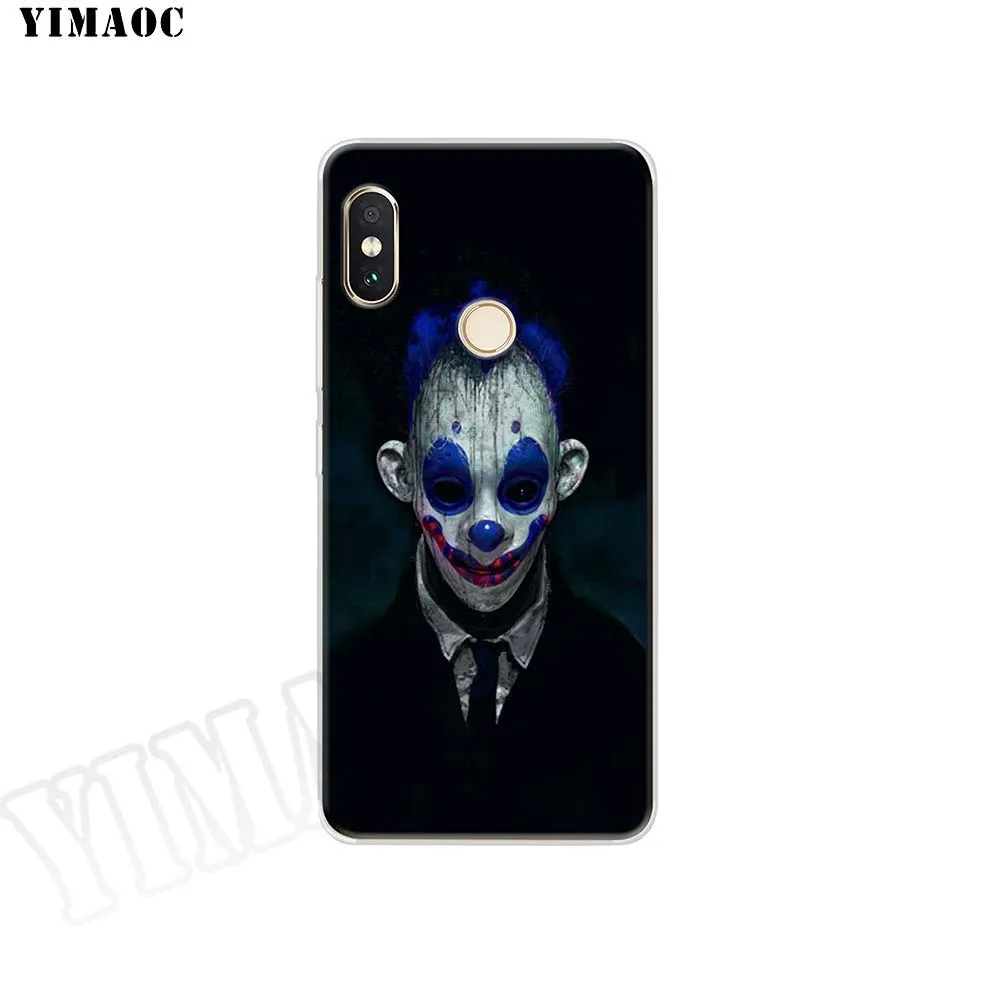 Мягкий силиконовый чехол YIMAOC Killer клоунов для POCOPHONE F1 Xiaomi Redmi Note 6 7 Pro 6A Mi 8 Lite TPU |