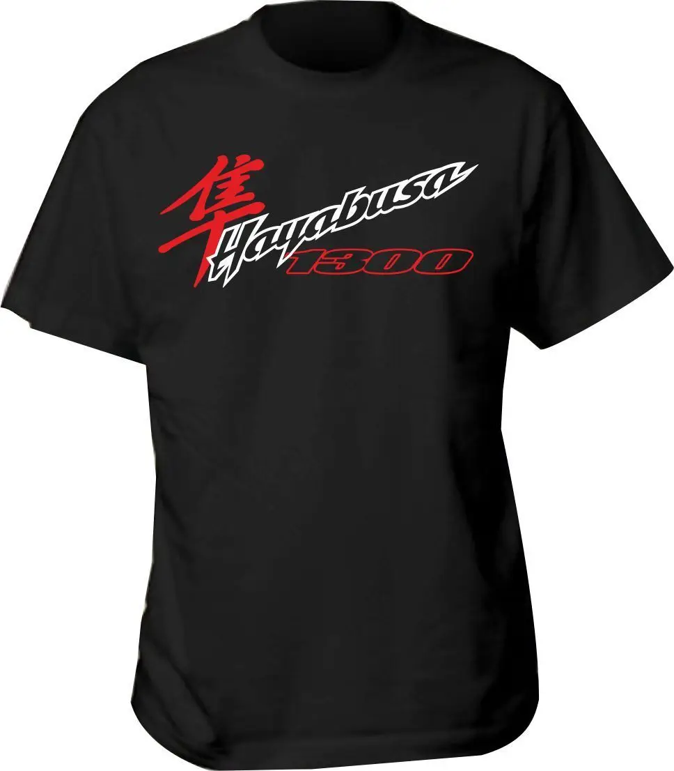 hayabusa t shirt suzuki tee gsxr koolart cartoon 3074 men black genuine bike 2 100% cotton tops wholesale | Мужская одежда
