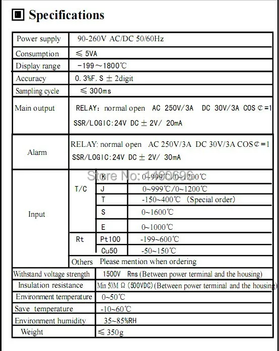 Двойной цифровой регулятор температуры переменного/постоянного тока MYPIN 90 265 в F/C