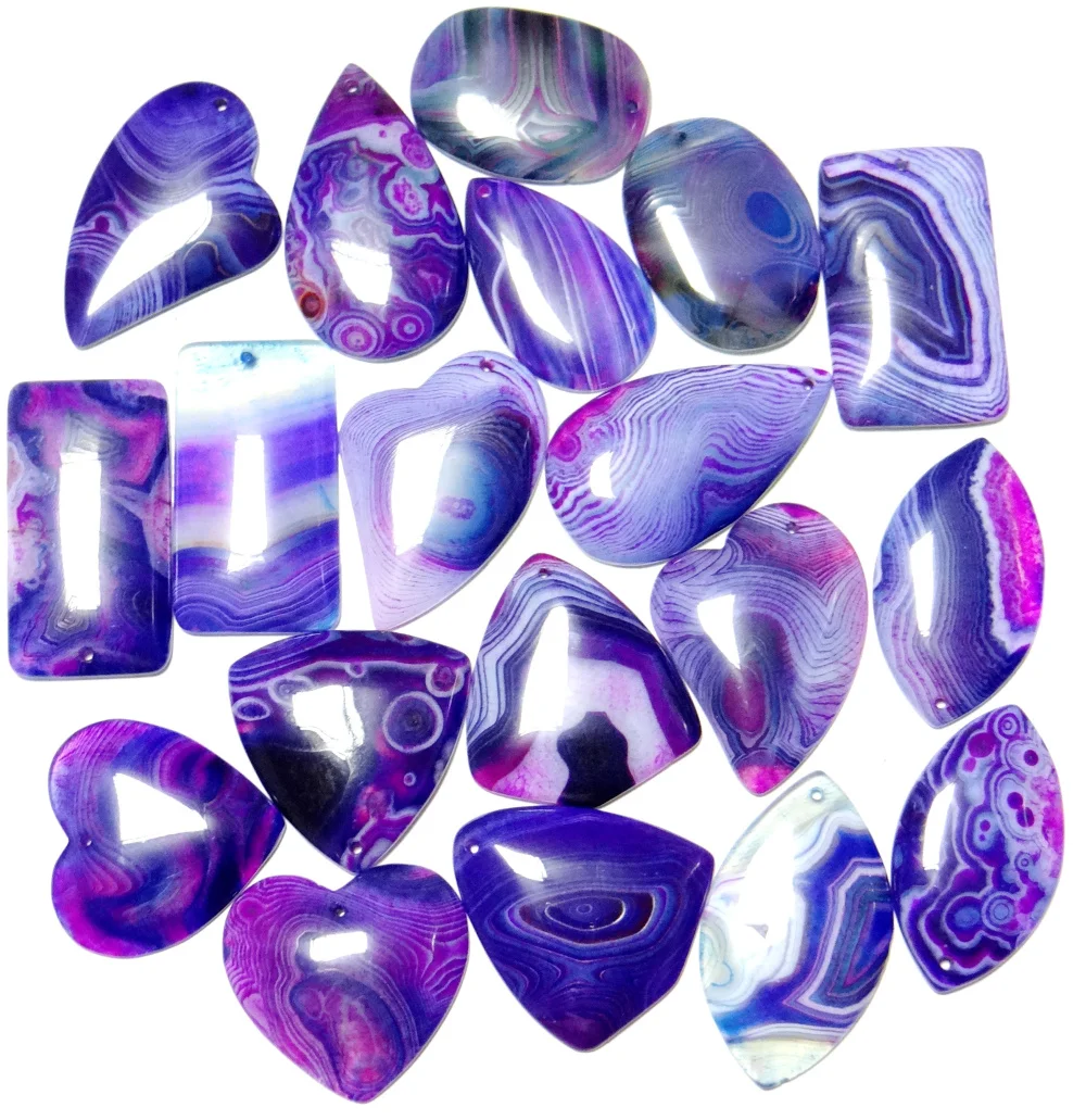 10 шт. натуральный камень Бразилия зеркальные капли воды эллипс прямоугольная