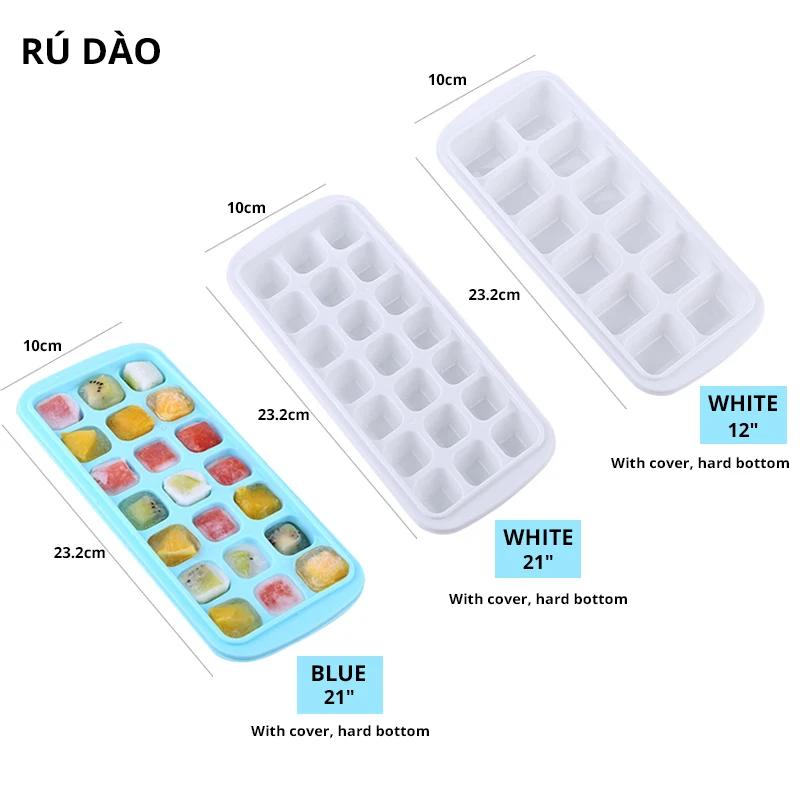 21 сетка коробка с крышкой формователь кубиков льда Форма для конфетный торт