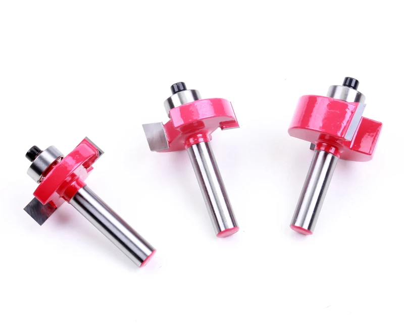 3 шт./компл. Высококачественная бита типа T с подшипником хвостовик 8 мм фреза