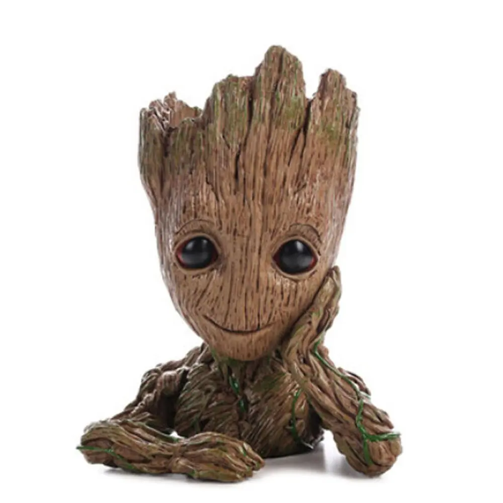 Groot фигурка стражи Галактики цветочный горшок детская Милая модель игрушечная