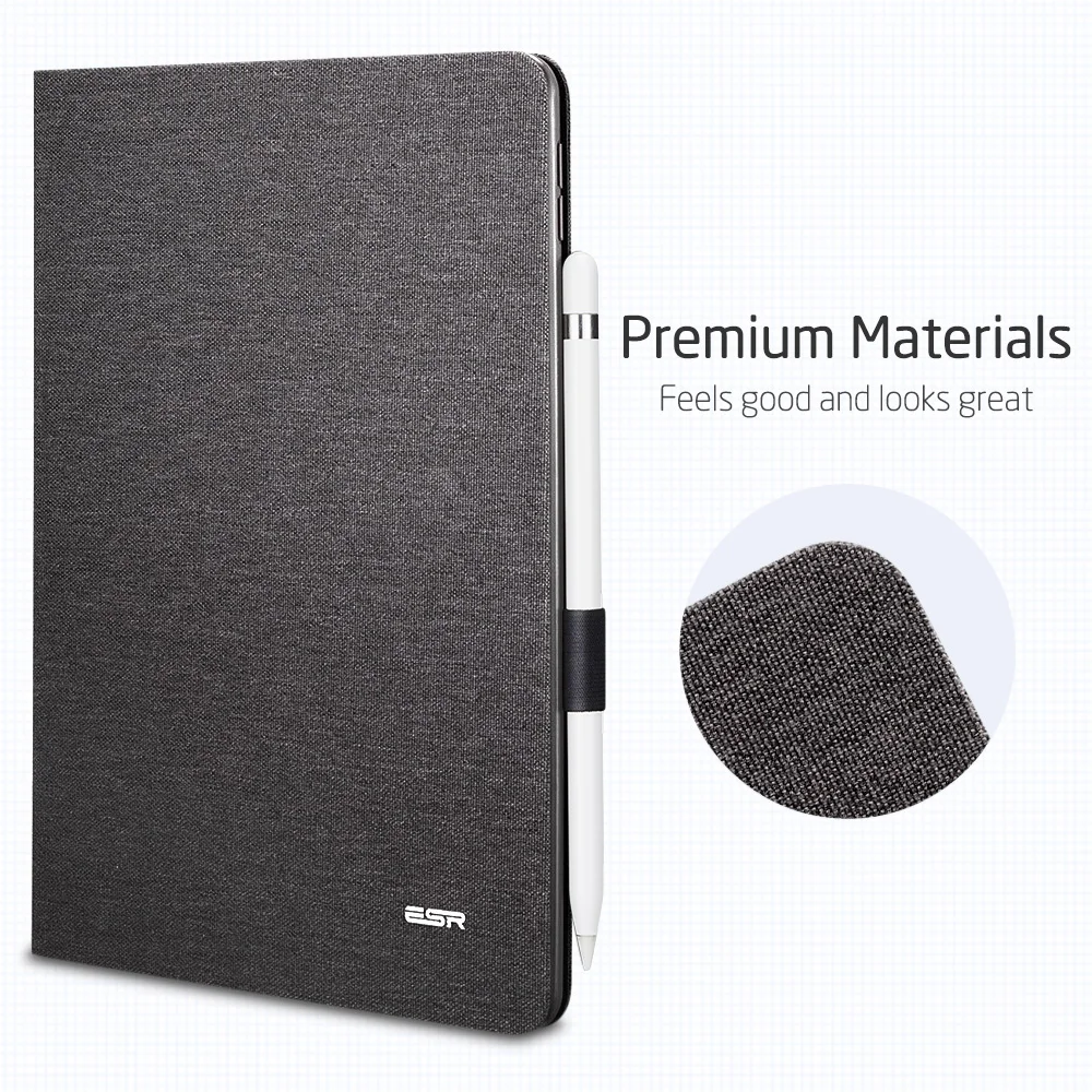 Чехол ESR для iPad Air 3 2019 с держателем карандашей смарт-чехол из ткани Оксфорд и