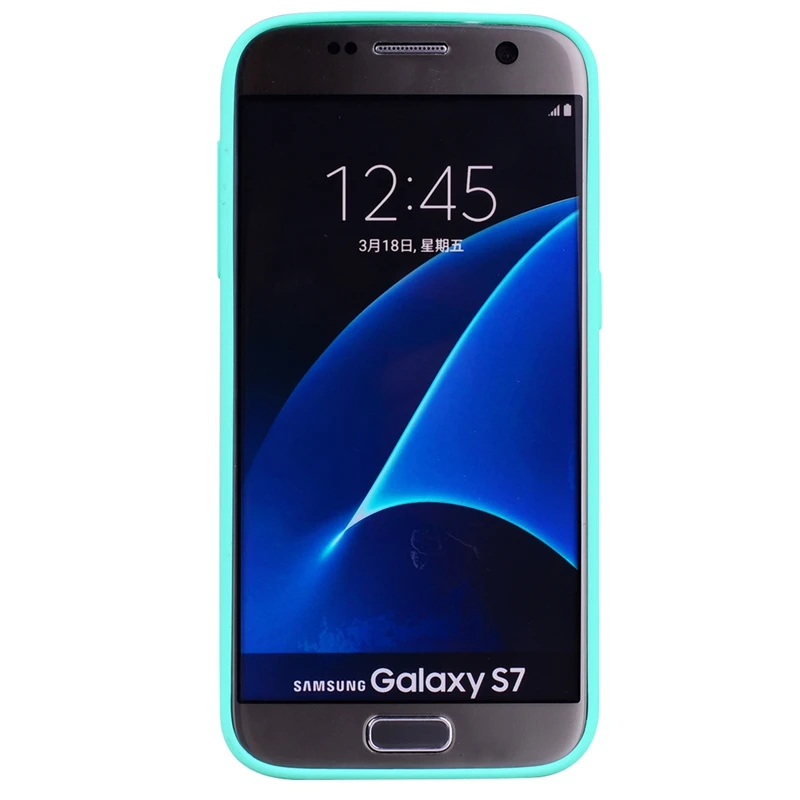 Резиновый силиконовый чехол из тпу для Samsung Galaxy S7 карамельных цветов мягкий