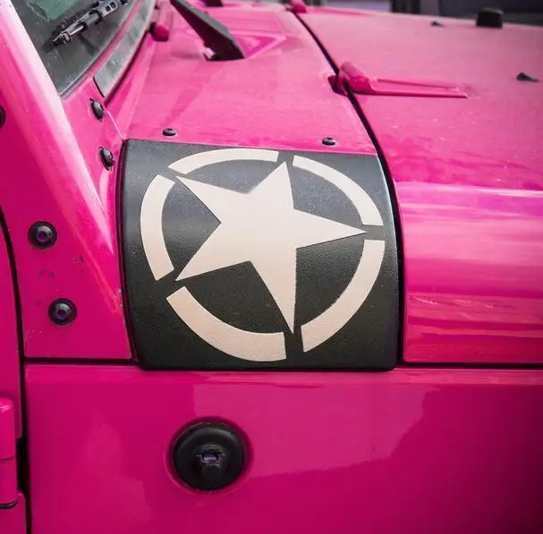 CarCarHome капот звезда бриллиант пластина Cowl угловой армированный корпус защитная