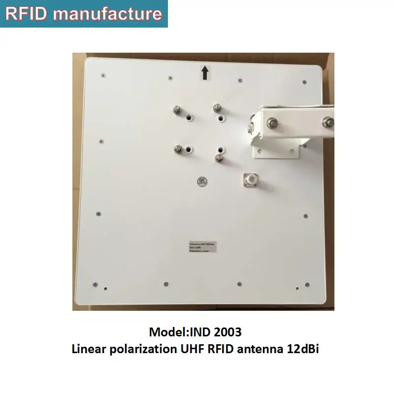 UHF rfid метка считыватель антенны 12dbi линейная поляризация с 100 шт. наклейки на