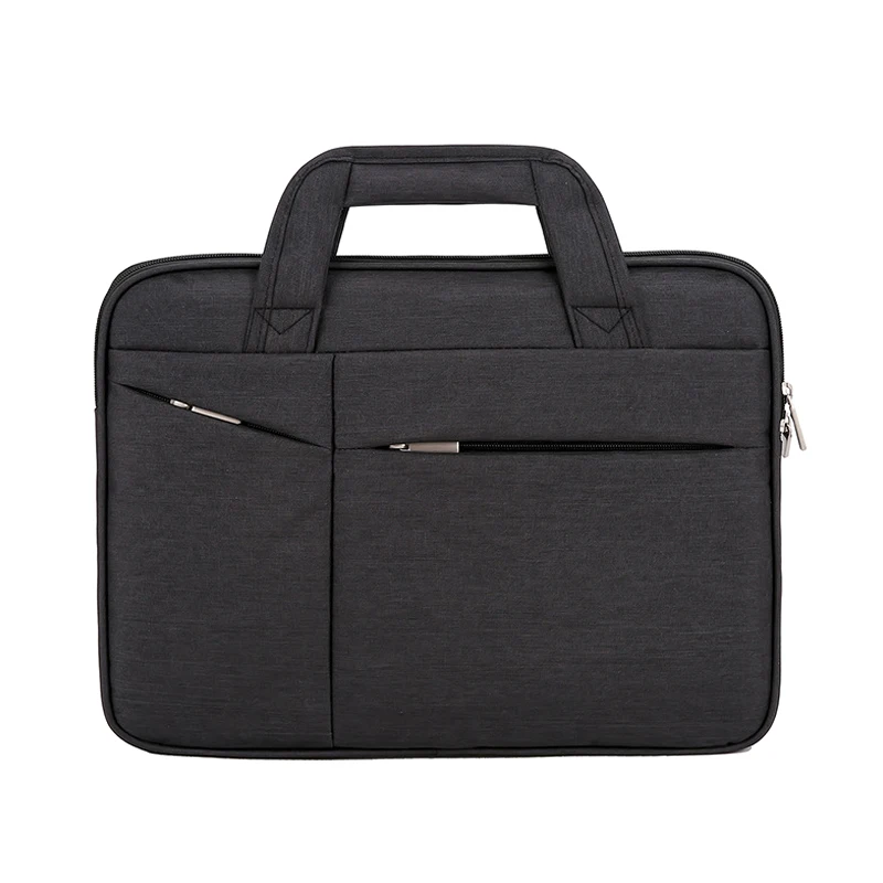 

16in Men Simple Briefcase Oxford Cloth Waterproof Wear-resistant Laptop Bag New