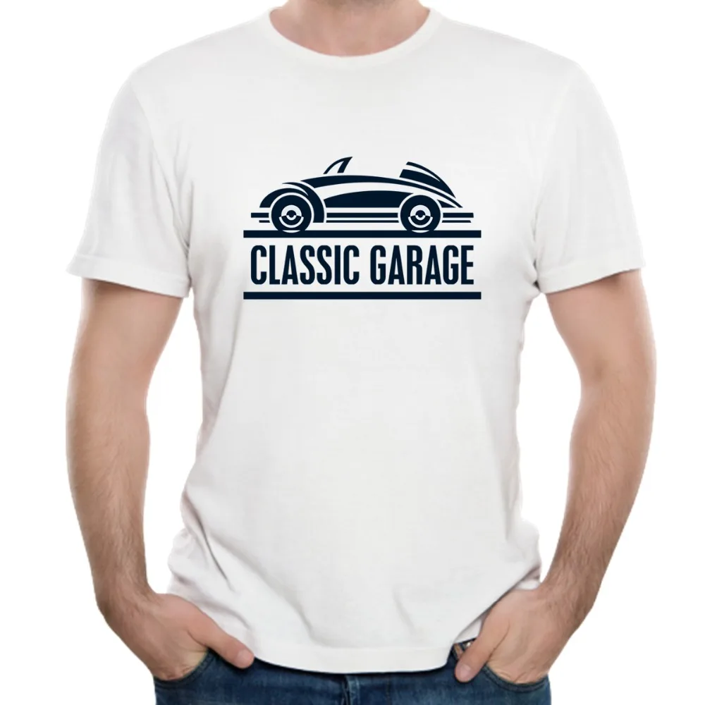 Классическая модная 3D футболка для гаража с принтом Мужская коротким рукавом