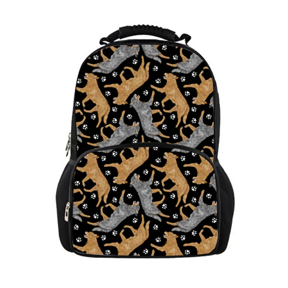 Индивидуальный школьный рюкзак для подростков австралийский с рисунком