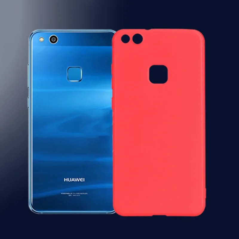 штейн матовый ультра тонкий Тонкий силиконовый чехол для Huawei P10 Lite чехлы мягкий