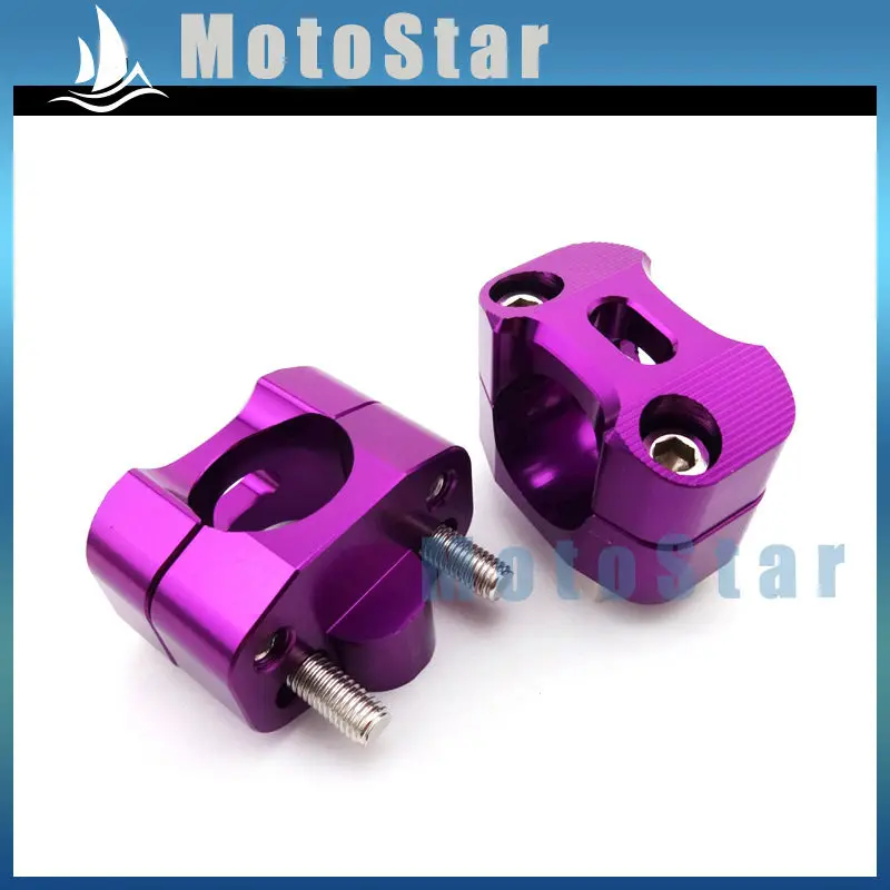 ЧПУ Фиолетовый Зажим для руля адаптера стоек конус толстых 1 1/8 'མ мм оверсайз