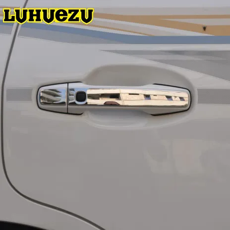 

8PCS Stainless Steel Car Door Handle Cover For Toyota Land Cruiser 200 FJ200 LC200 Accessories 2008-2015
