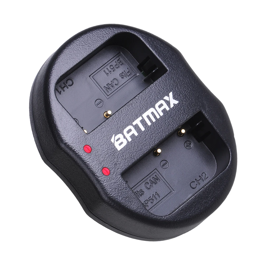 Dual USB Battery Charger for BP-511 BP-511A BP511 BP511A Canon G6 G5 G3 G2 G1 OS 30D 20D 5D MV300i Digital Camera | Электроника