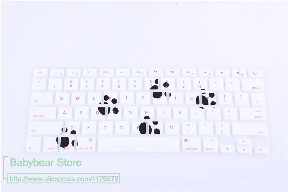 2016 Новый 3D мультфильм силиконовый чехол для клавиатуры защитный Apple Macbook Pro MAC 13 15