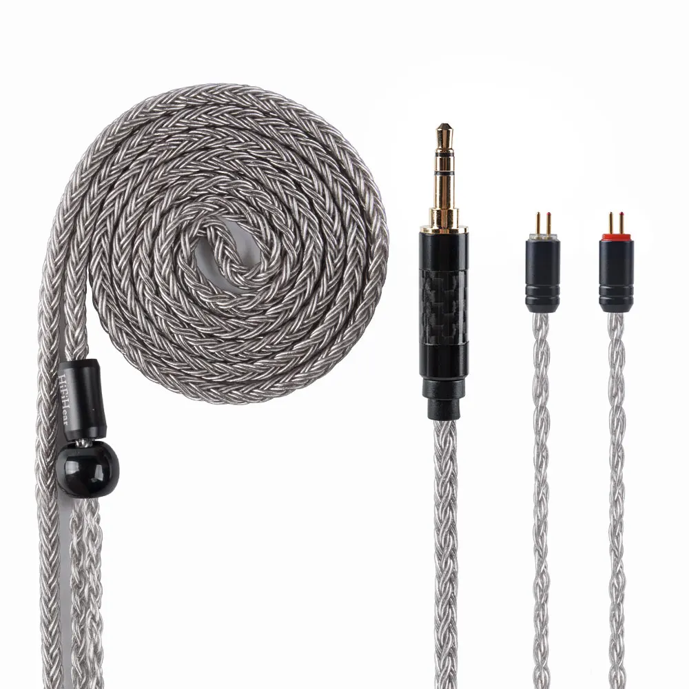 HiFiHear 16 Core посеребренный кабель 2 5/3 5/4 4 мм балансный с MMCX/2pin/ QDC разъем для C12 KZZS10 PRO ZSX