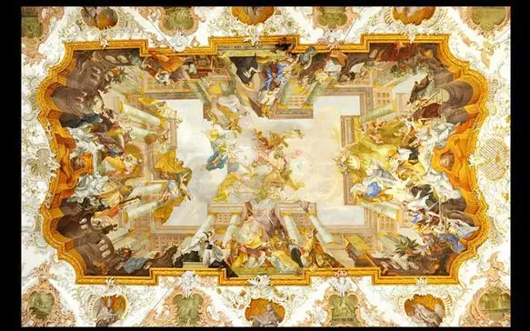 Пользовательские фото обои 3d потолочные фрески ручная рисованная Трехмерная