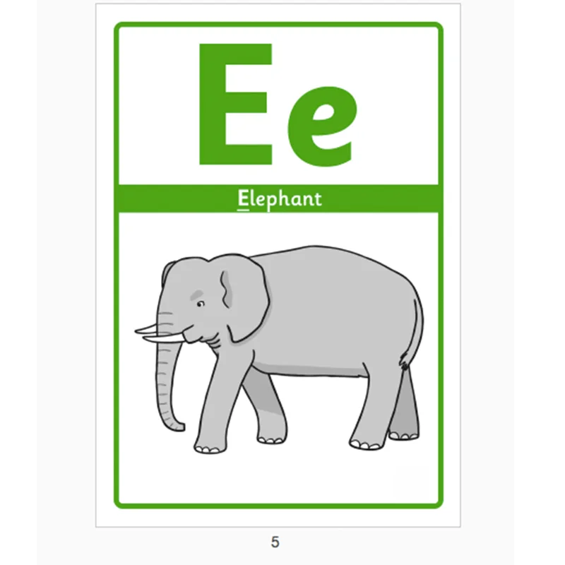 26 букв английские фонетические флеш карты дети Монтессори Обучающие Развивающие