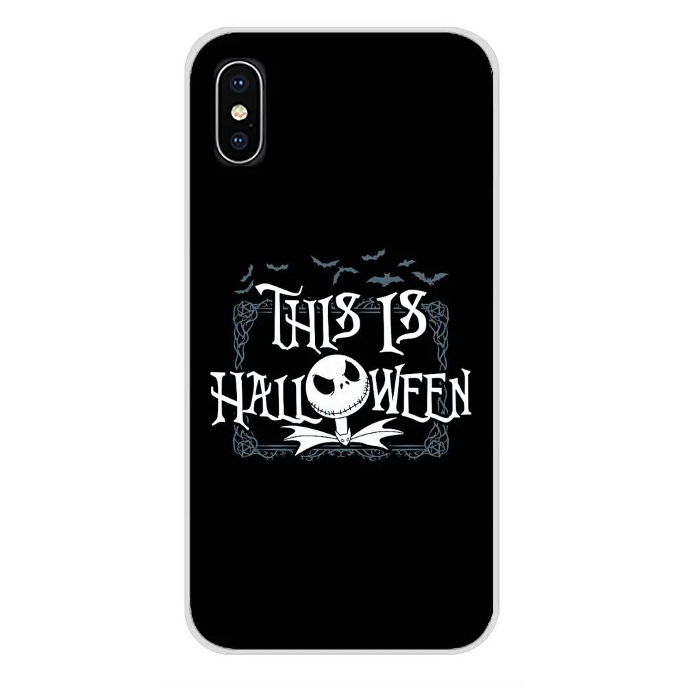 Чехол для мобильного телефона с кошмаром перед Рождеством Tim burton Samsung Galaxy A5 A6S A7 A8