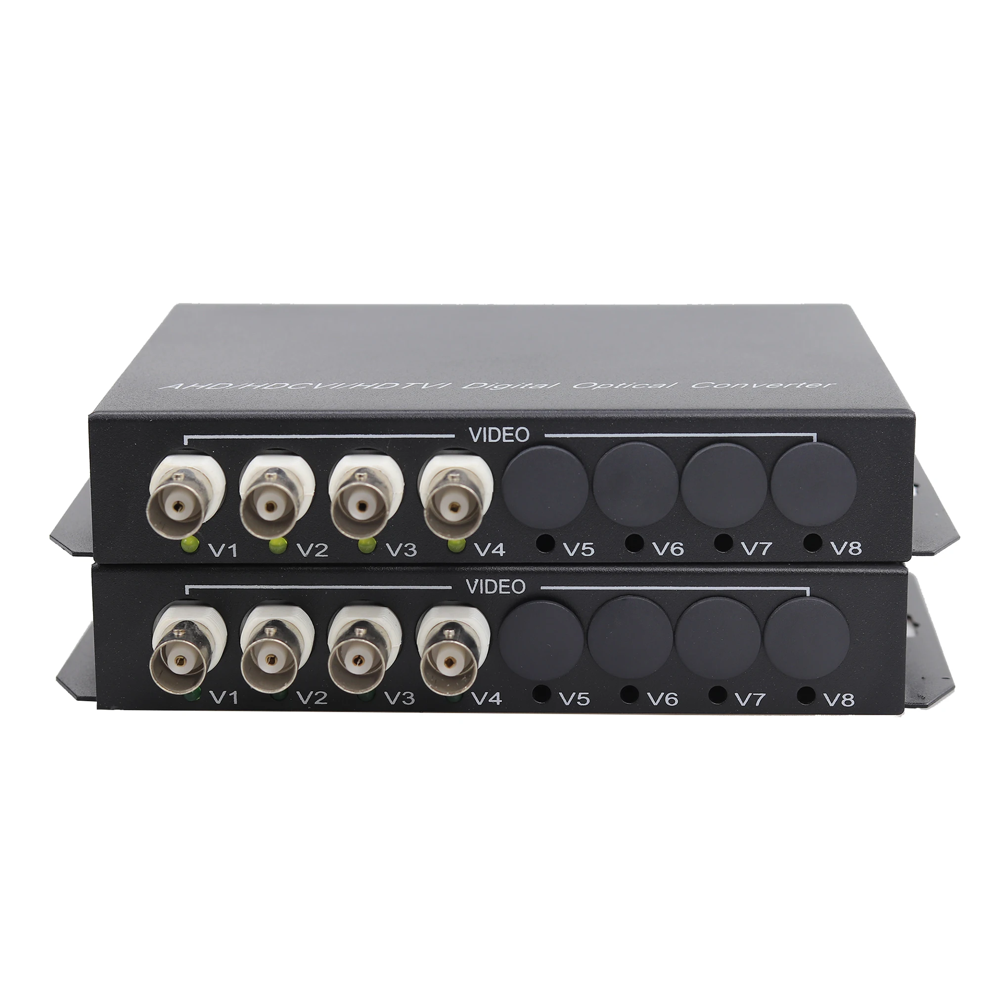 20 км AHD CVI TVI видео волоконно оптический преобразователь 4 канала HD 720P 960P