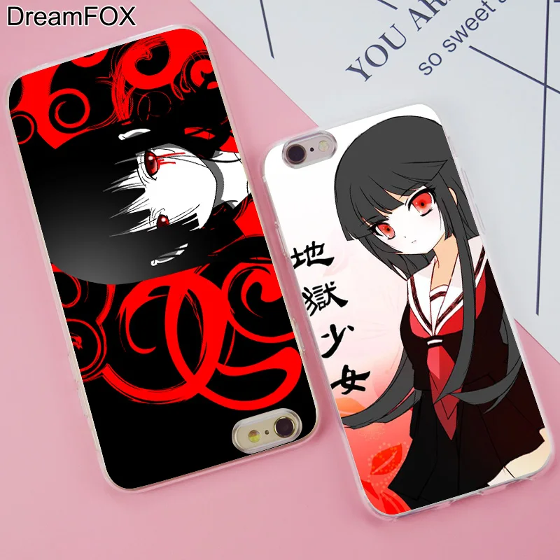 DREAMFOX K011 Ai Enma Hell Girl Мягкий ТПУ силиконовый чехол-накладка для Apple iPhone 11 Pro X XR XS Max 8 7 6