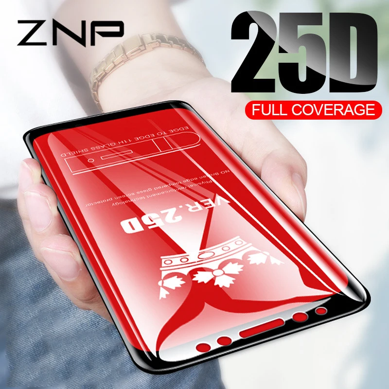 ZNP 25D защитный Стекло для samsung Galaxy A3 A5 A7 J3 J5 закаленное Стекло для J4 J6 A8 A6 плюс Экран защитная пленка