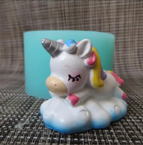 Силиконовая форма PRZY 3d с милым единорогом мечтать для помадки шоколадного мусса