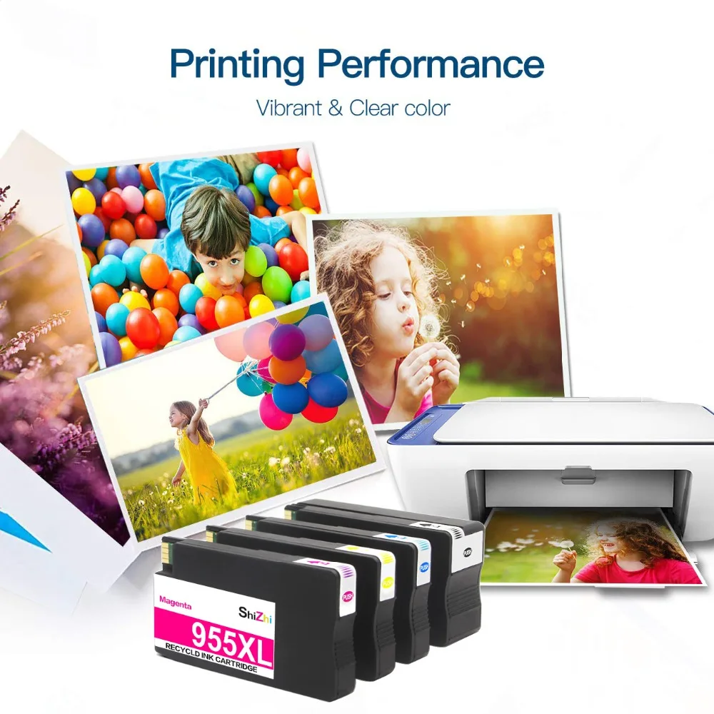 Чернила SHIZHI для HP 955 955XL Officejet pro8710 hp 8210 8216 8730 8740 8725 7720 7730 7740 8720 | Компьютеры и офис