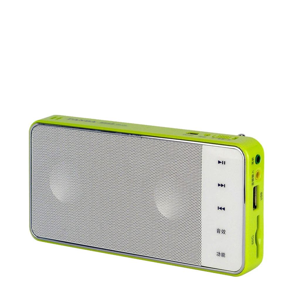 

PANDA DS-130 U Disk SD Card Digital Player Bass Effect Strong Double Decoding Portable Audio Lithium Battery FM Radio