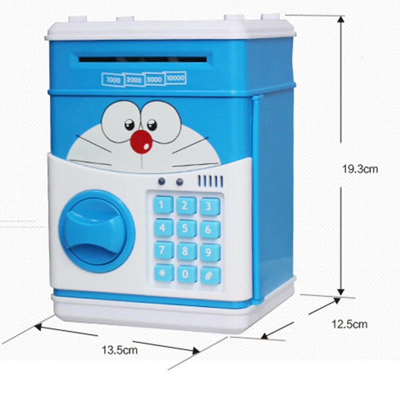 Копилка Мини ATM экономия денег пароль безопасный Смарт деньги монета электронная