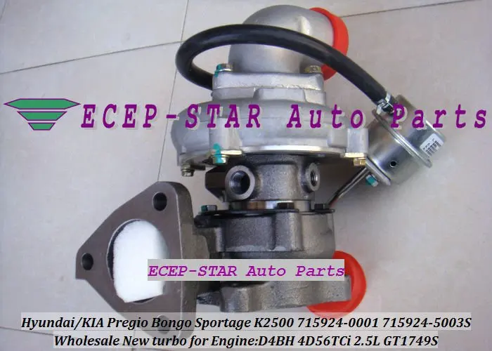 Турбо 715924 715924-5003S 715924-5001S 715924-0002 715924-0003 28200 42700 2820042610 Pregio TDI евро III 2 5/4 100HP