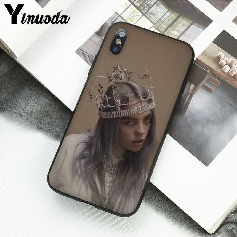 Yinuoda Billie Eilish 13 девушка чехол для телефона для iphone 11 Pro Max 6S 6plus 7 8plus X Xs MAX 5 5S XR