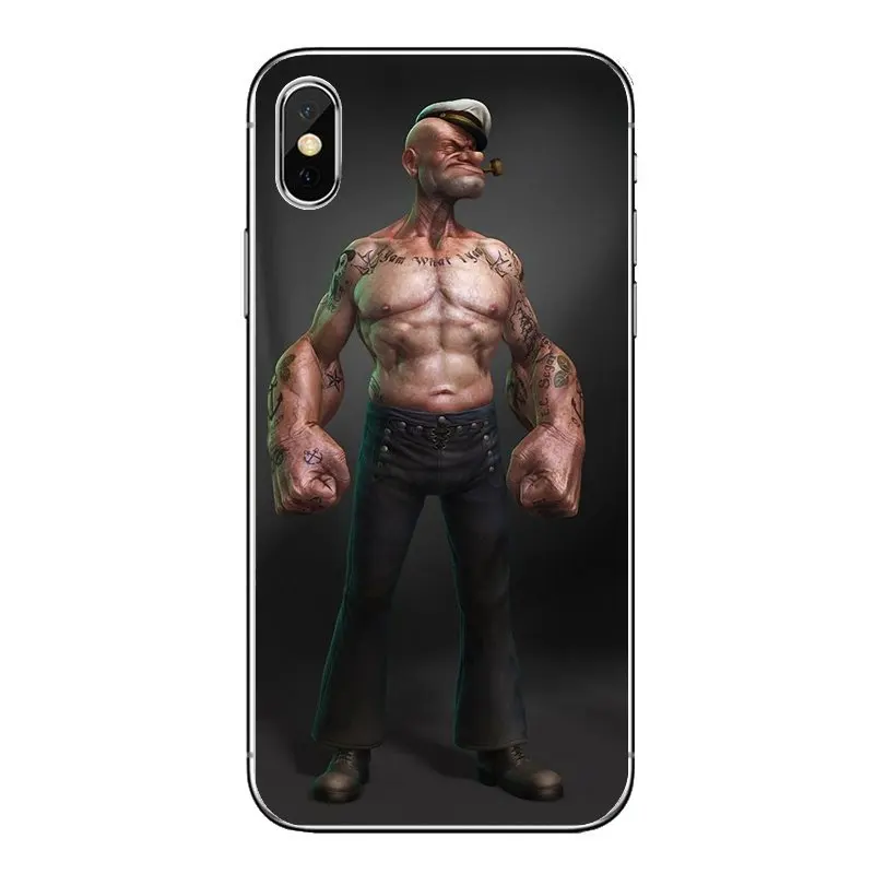Прозрачные мягкие чехлы с рисунком аниме popeye poker для Xiaomi Mi A1 A2 5X6X8 lite SE Pro Max Mix 2 2S 3 Mi5