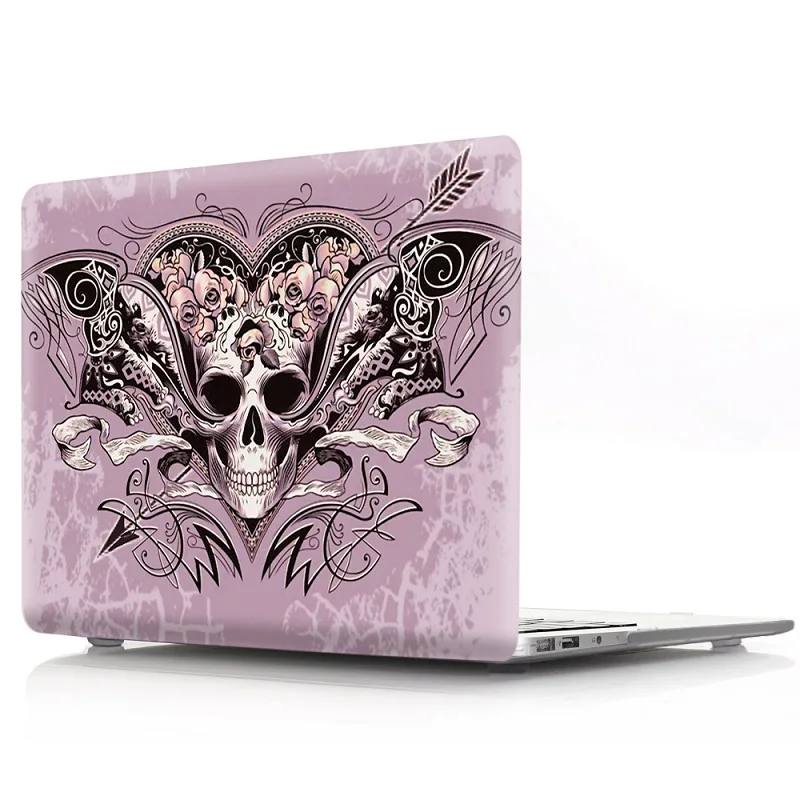 Череп для MacBook Pro 13 15 чехол для ноутбука A1278 A1286 CD rom Мультфильм Хэллоуин Жесткий ПК чехол для mac book Pro 13 15 Обложка - Цвет: 3