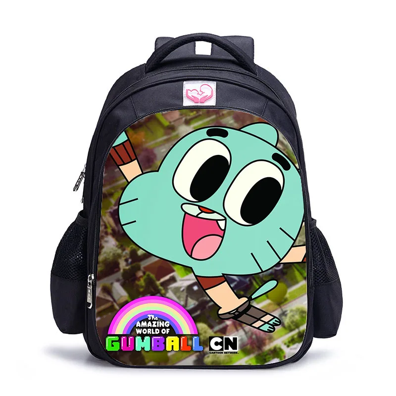 LUOBIWANG удивительный мир Gumball рюкзак для подростков мальчиков и девочек школьная сумка Подростковая сумка Детская Книга сумка Mochila